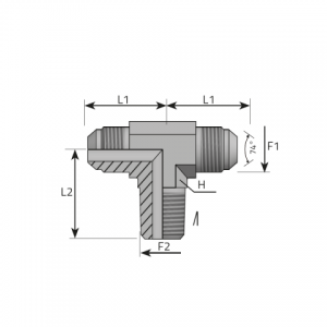 Адаптер - тройник 2 x AG-JIC / 1 x AGR-K (центральное соединение). (TMJ.MGK.P)